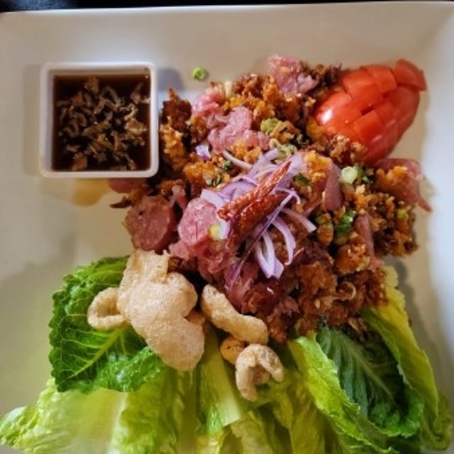 Lao Crispy Rice Wraps.