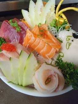Sashimi Appetizer.