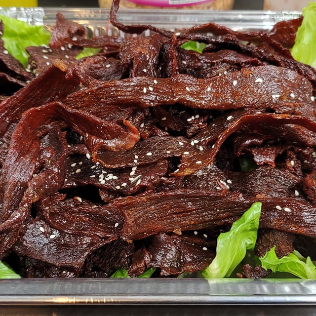 BEEF JERKY HALF PAN.