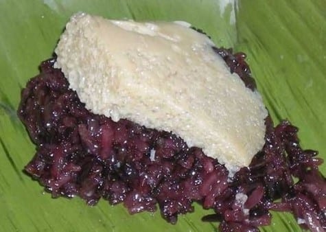 Purple Custard Sticky Rice.