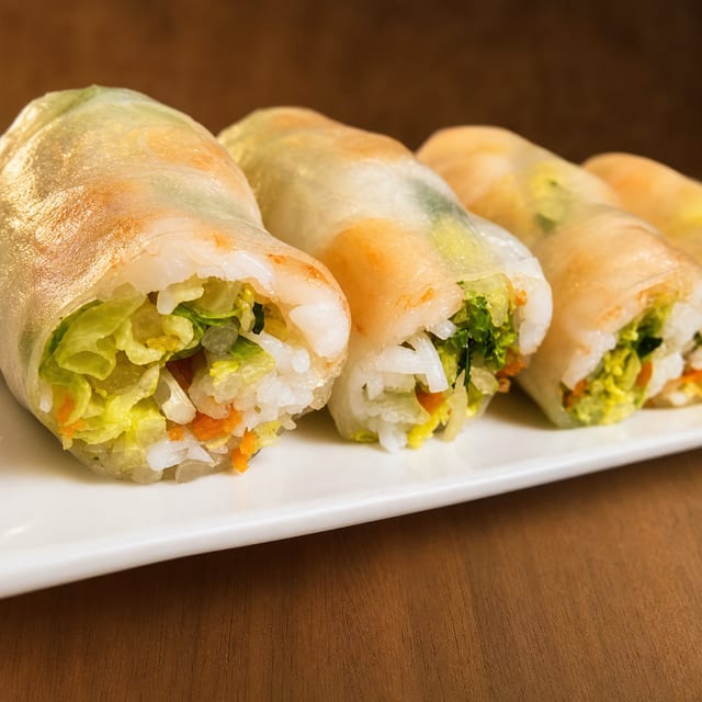 Shrimp Summer Rolls (4 Pieces).