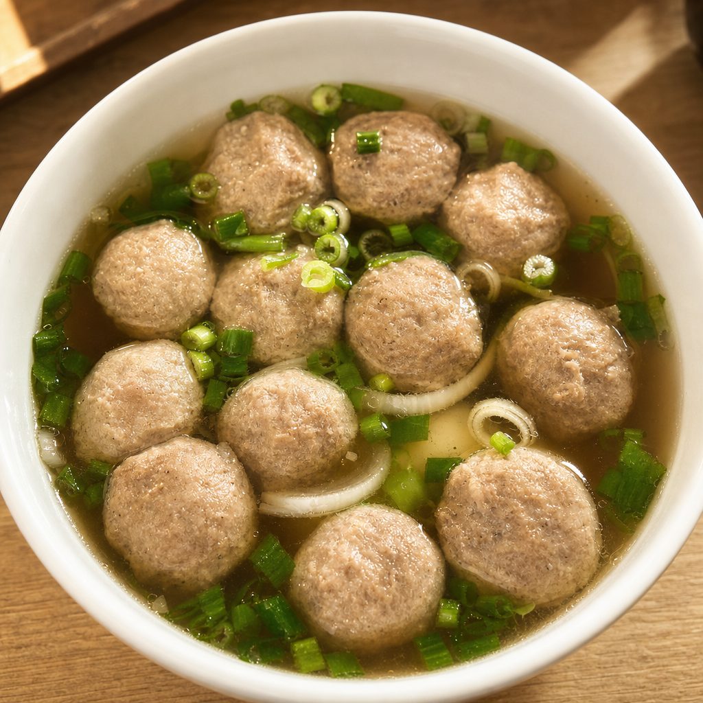 Pho Beef Ball Soup.