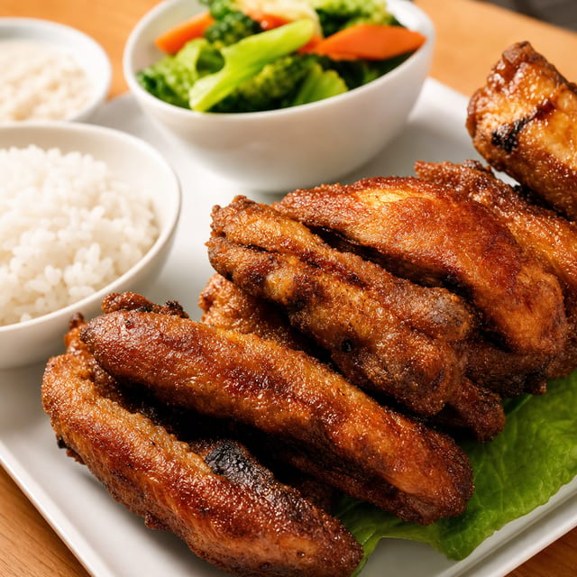 Lemongrass Ribs Dinner.