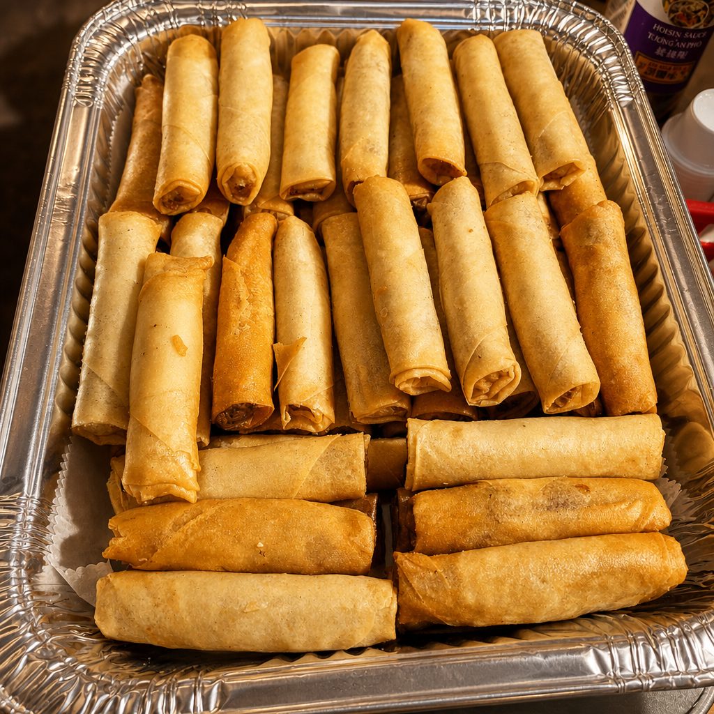 KRAB CHEESE ROLLS HALF PAN.