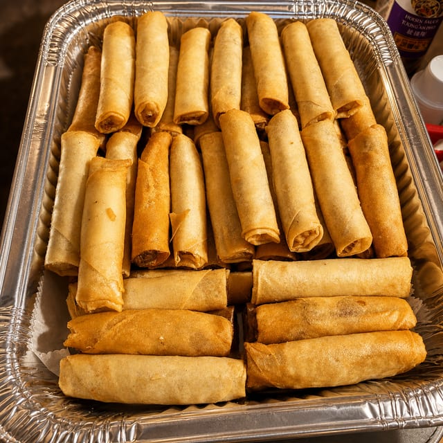 KRAB CHEESE ROLLS HALF PAN.