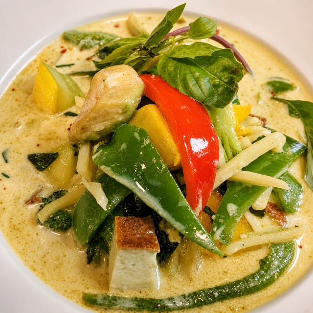 GREEN CURRY HALF PAN.