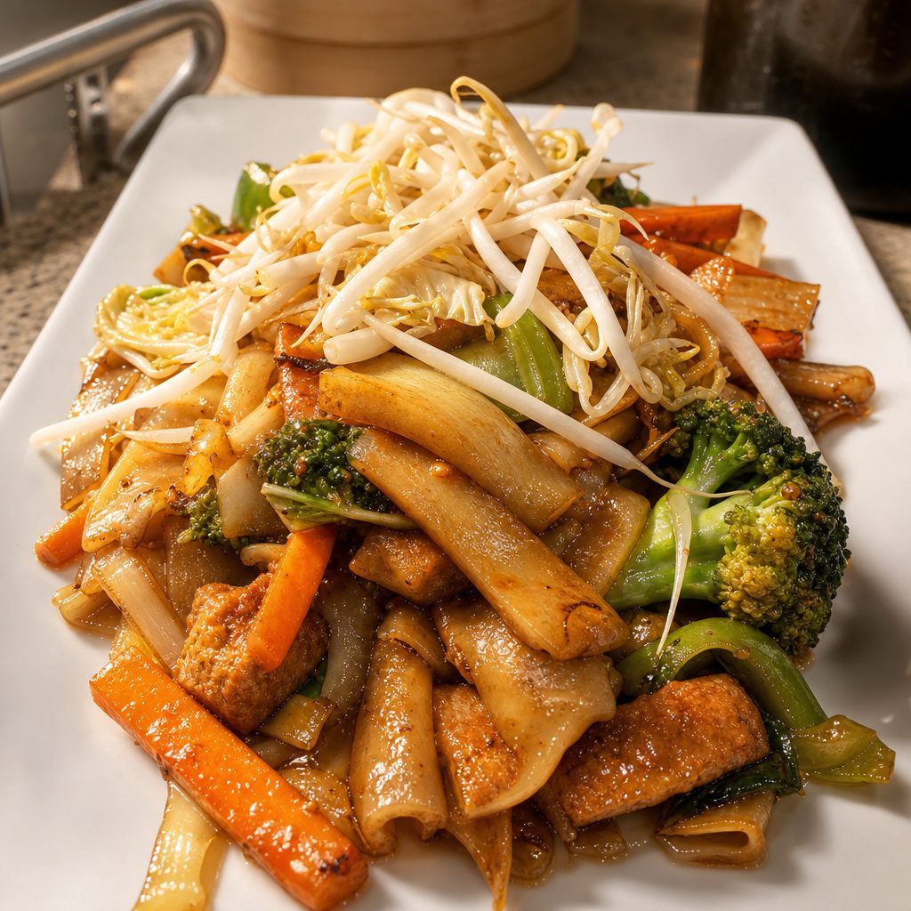 Drunken Noodles -Pad Kea Mao.