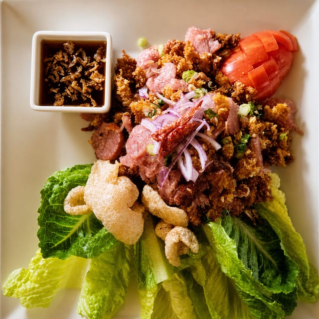 Lao Crispy Rice Wraps.