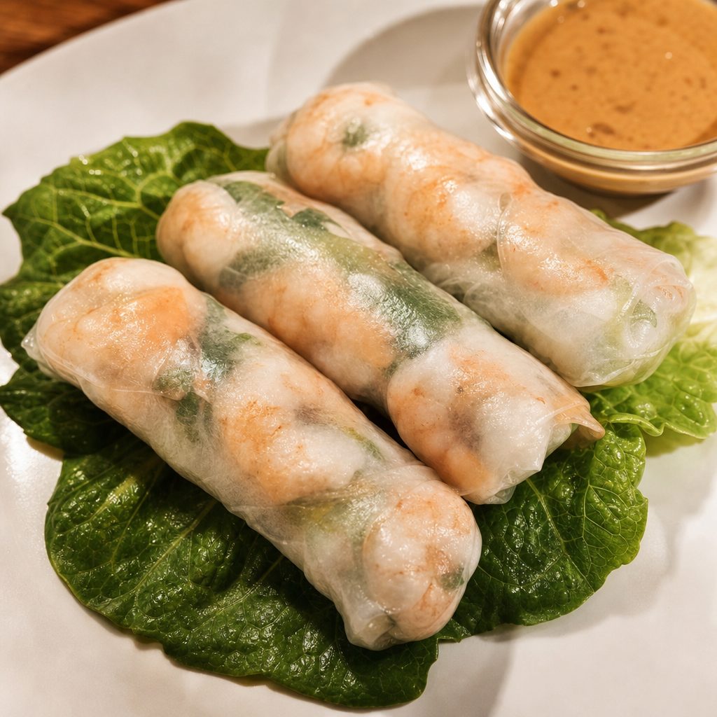 Shrimp Summer Rolls (6 Pieces).