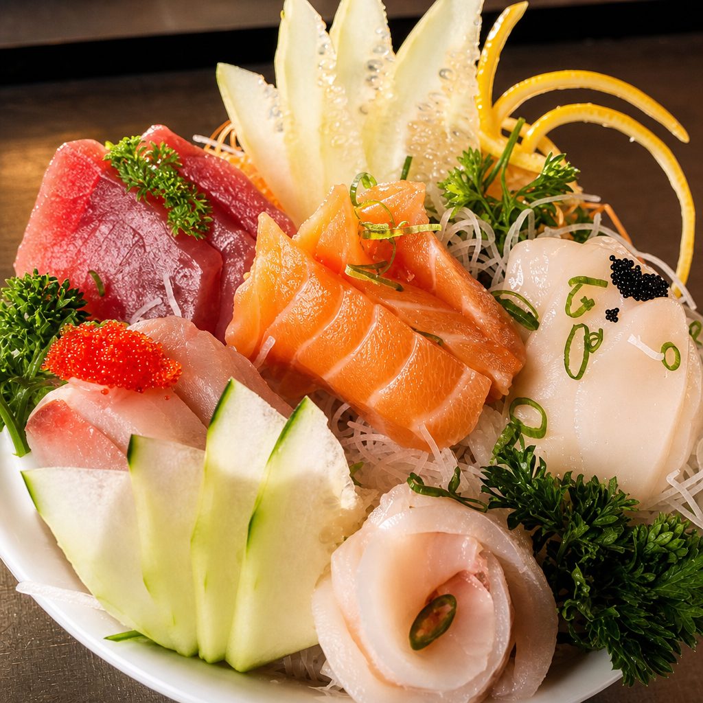 Sashimi Appetizer.