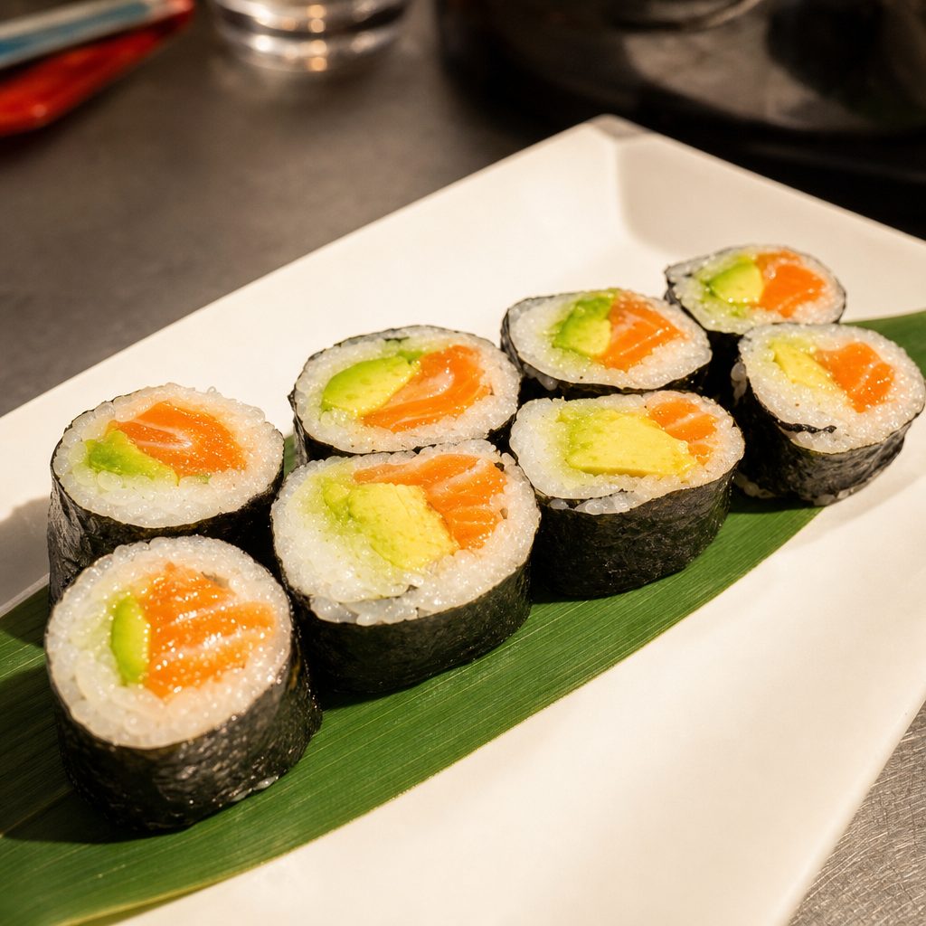 Salmon and Avocado Roll.